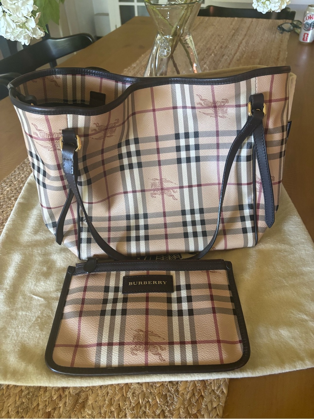 Burberry Haymarket tote - Picture 12 of 16